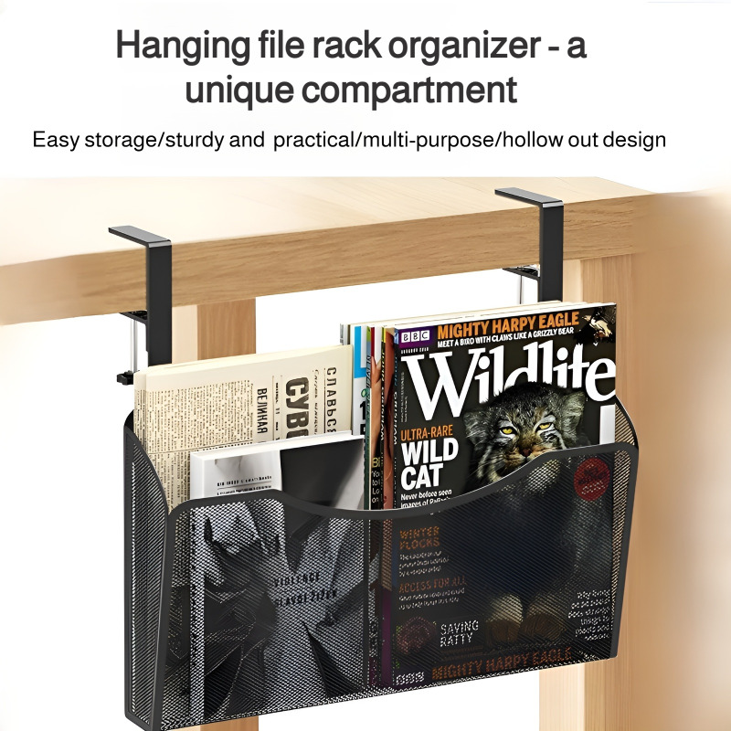 Desk Setup Simple - Simple Clip-On Desk Organizer - Magazine