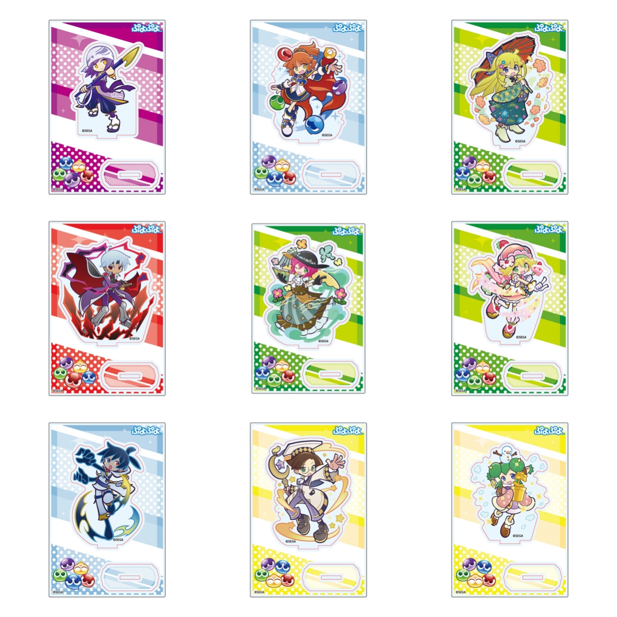 Desk Setup Plant - GAME Puyo Puyo Acrylic Cosplay Figure