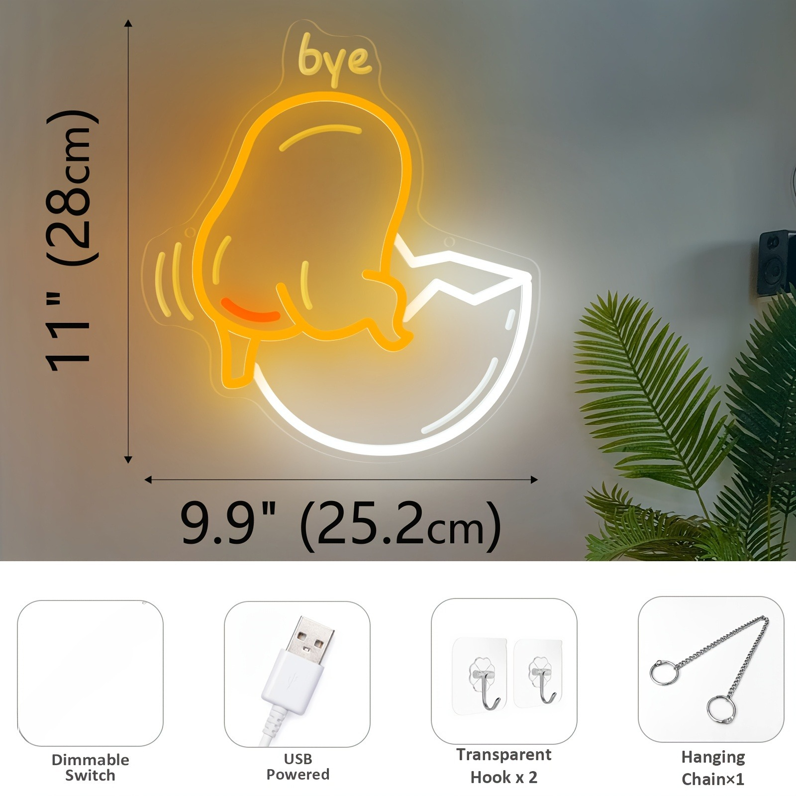 Sanrio Egg Yolk LED Neon Light - Desk Setup Bedroom 리뷰 및 가격