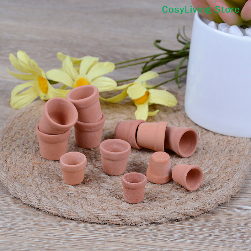 12Pcs/Set 1:12 Miniature Handm - Desk Setup Plant 리뷰 및 가격
