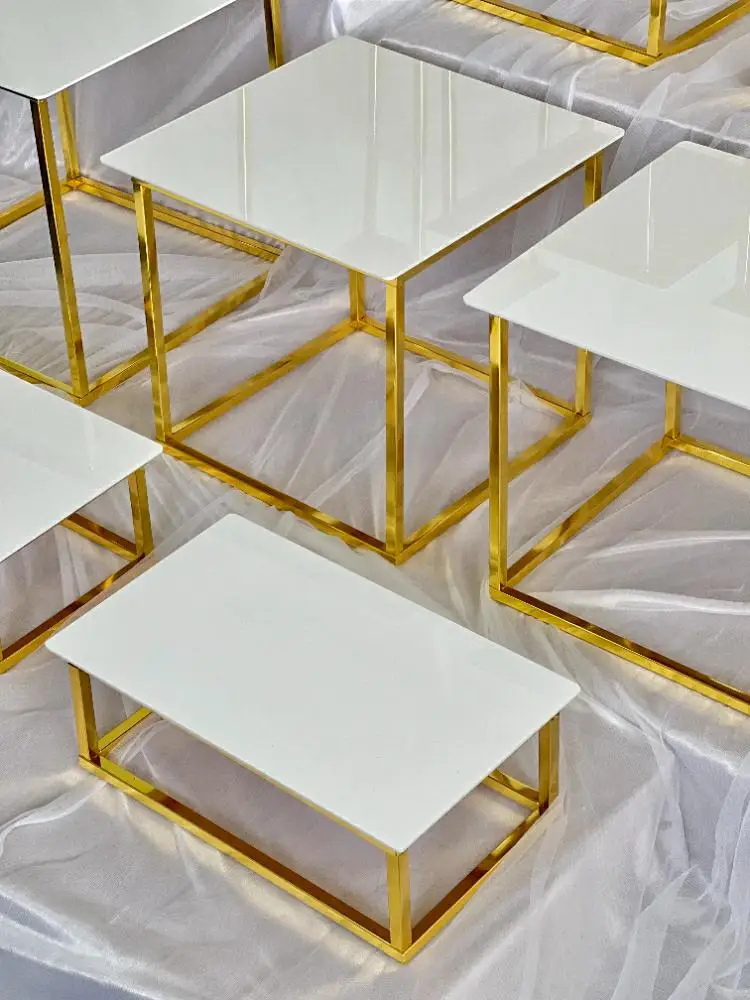 12-20 PCS Luxury Gold Frame Wh - Desk Setup Riser 리뷰 및 가격