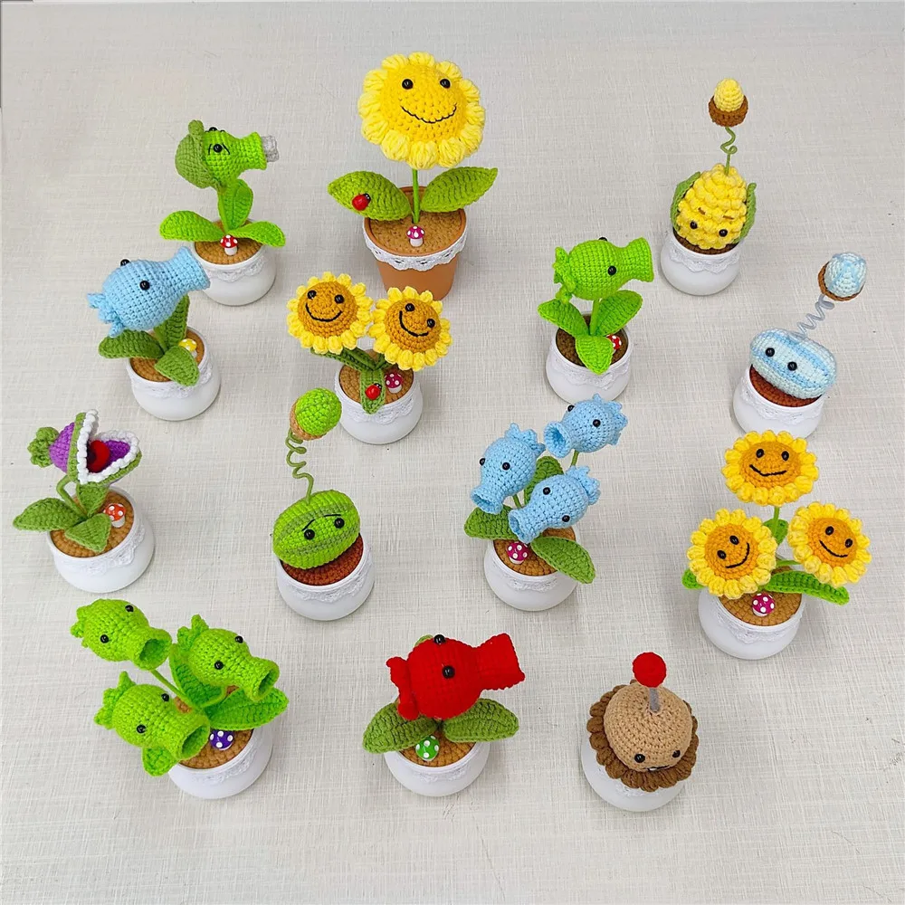 Plants Zombies Sunflower Pea F - Desk Setup Plant 리뷰 및 가격