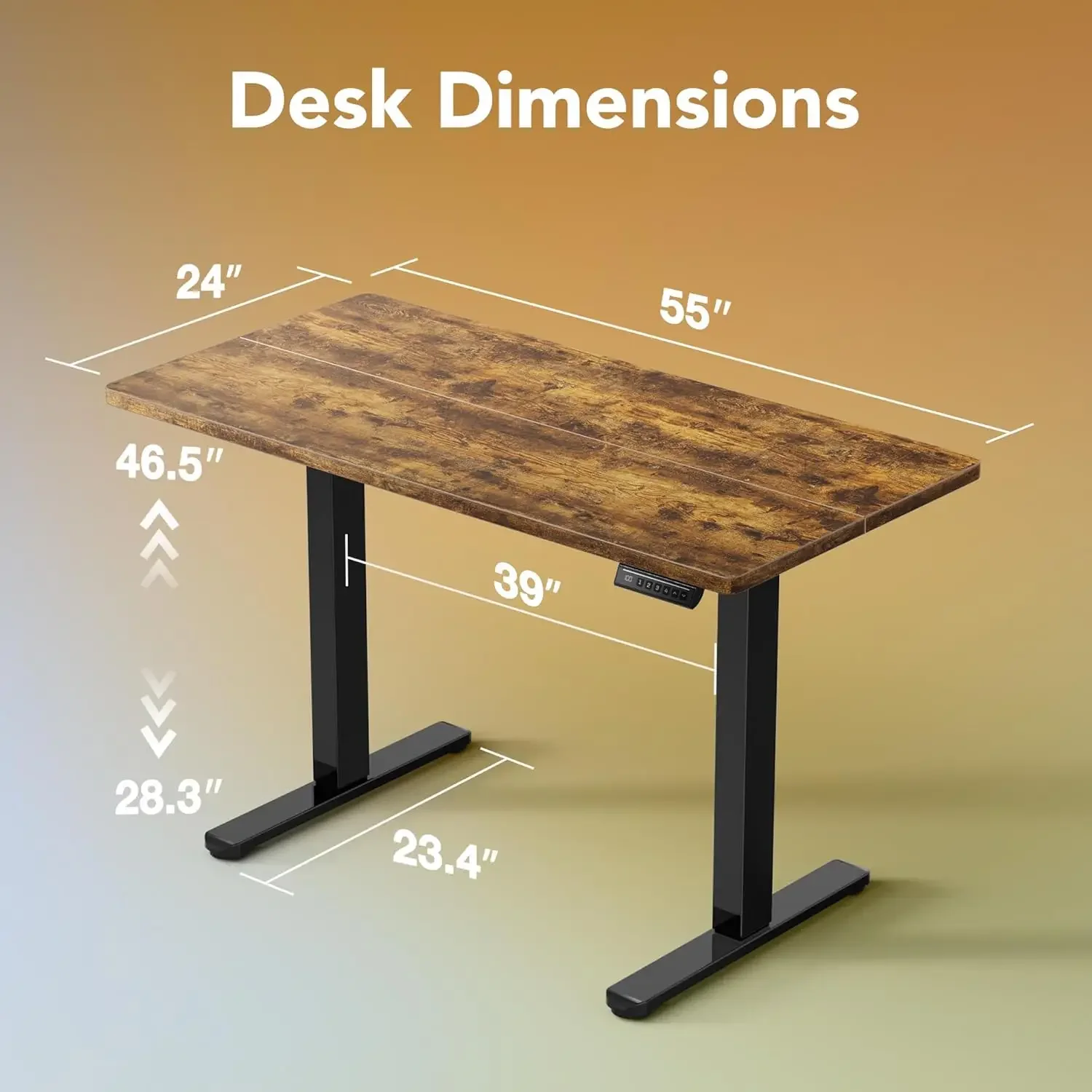 Electric Standing Desk, 55 x 2 - L Shaped Desk Setup 리뷰 및 가격