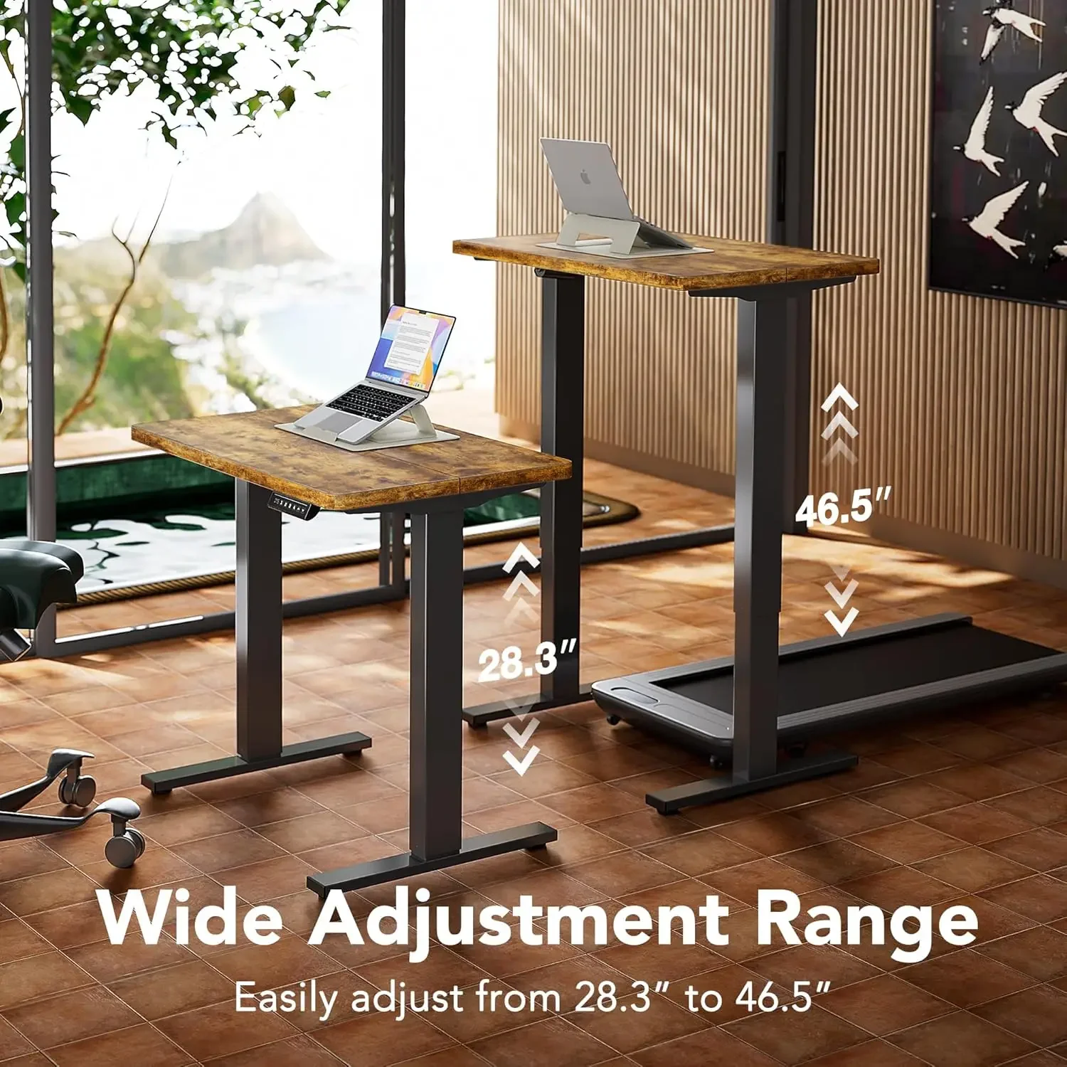 Electric Standing Desk, 55 x 2 - L Shaped Desk Setup 리뷰 및 가격