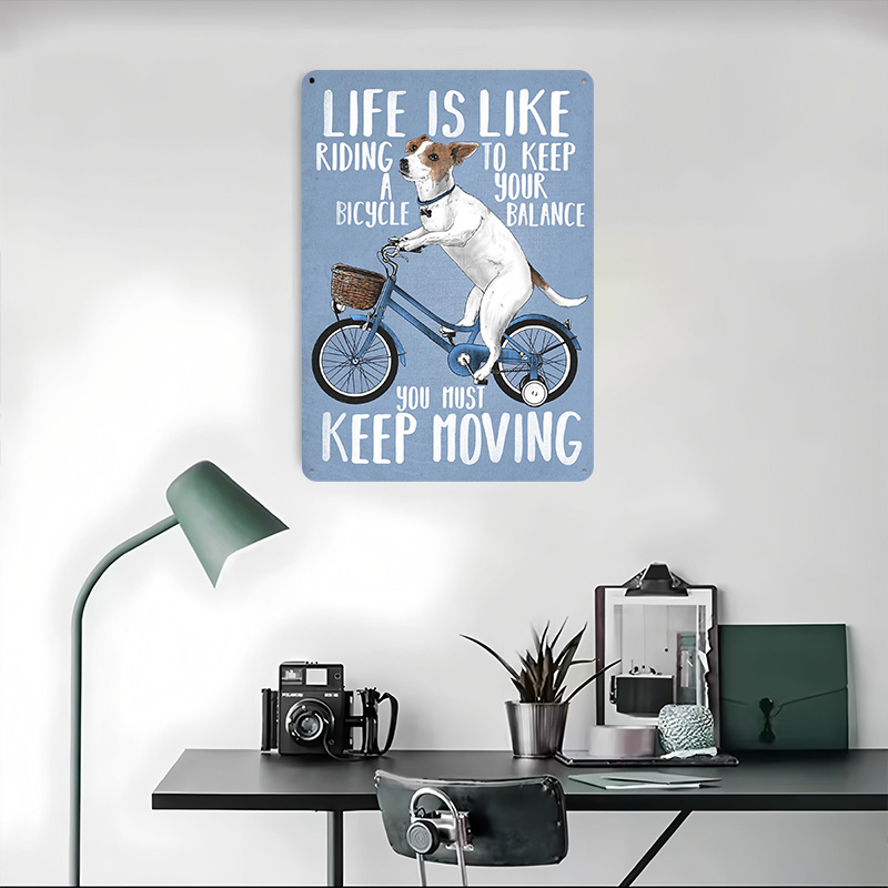 Life Is Like Riding a Bicy Met - Desk Setup Vintage 리뷰 및 가격
