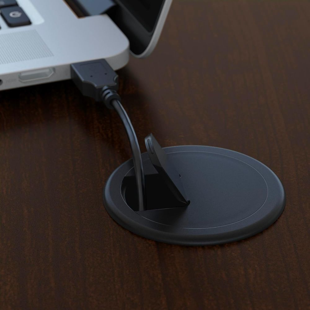 66W Office Desk in Mocha Cherr - L Shaped Desk Setup 리뷰 및 가격