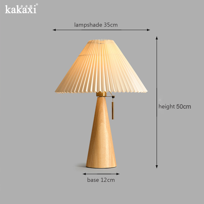 Retro Solid Wood Table Lamp No - Desk Setup Vintage 리뷰 및 가격