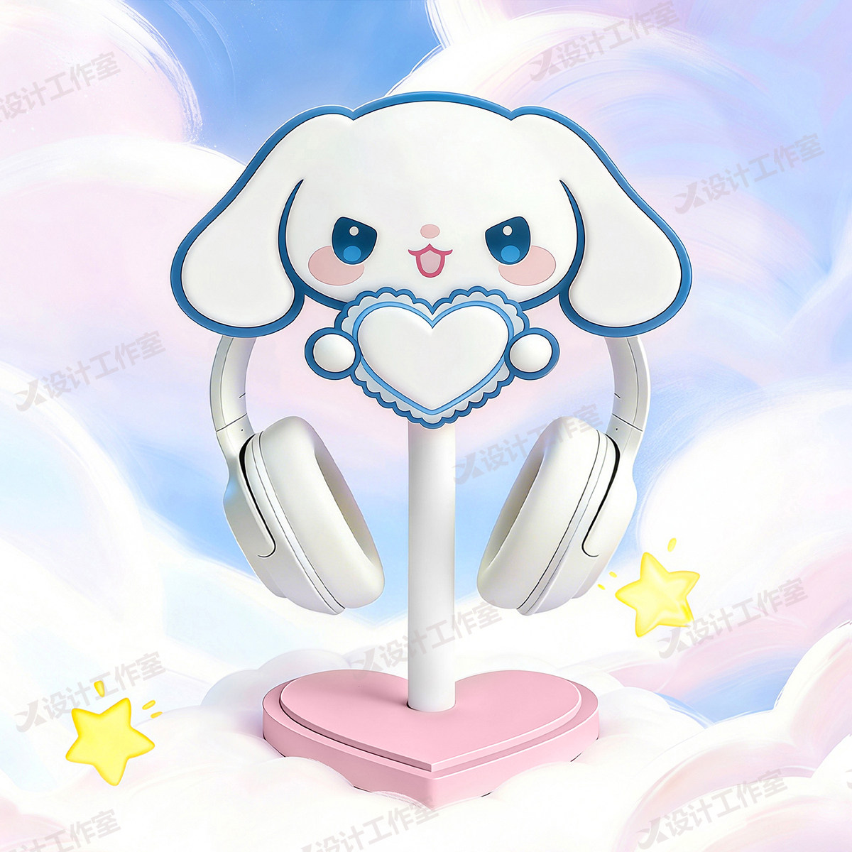 New Cinnamoroll Over Ear Headp - Desk Setup Editing 리뷰 및 가격