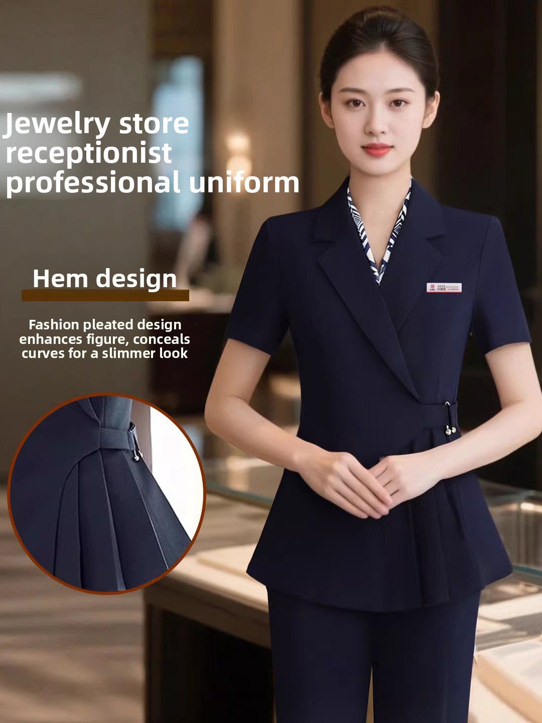 Gray Short Sleeve Suit Set for - Jewelry Desk Setup 리뷰 및 가격