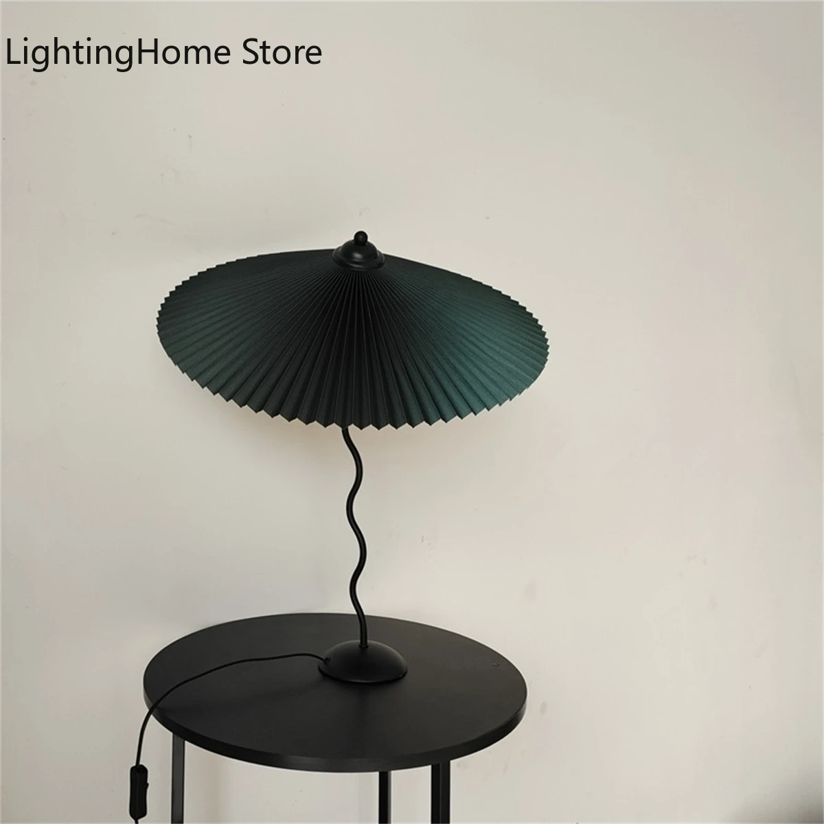 Table Lamp ins Retro Pleated U - Desk Setup Vintage 리뷰 및 가격