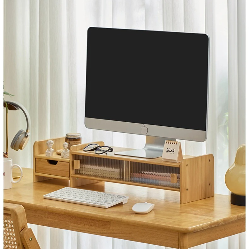 ‌Monitor Stand with Drawer-Adj - Desk Setup Riser 리뷰 및 가격