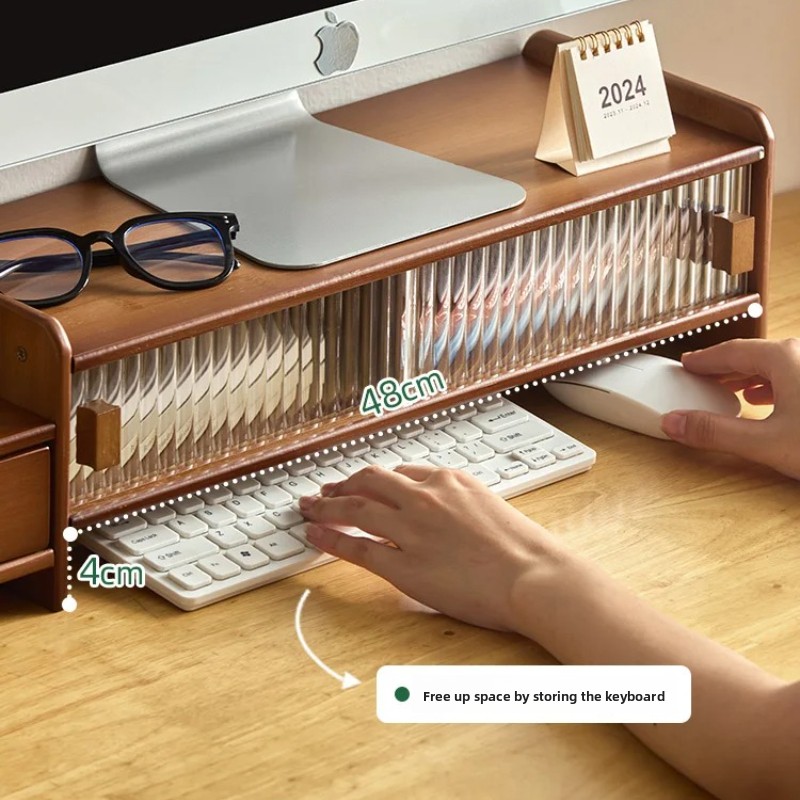 ‌Monitor Stand with Drawer-Adj - Desk Setup Riser 리뷰 및 가격