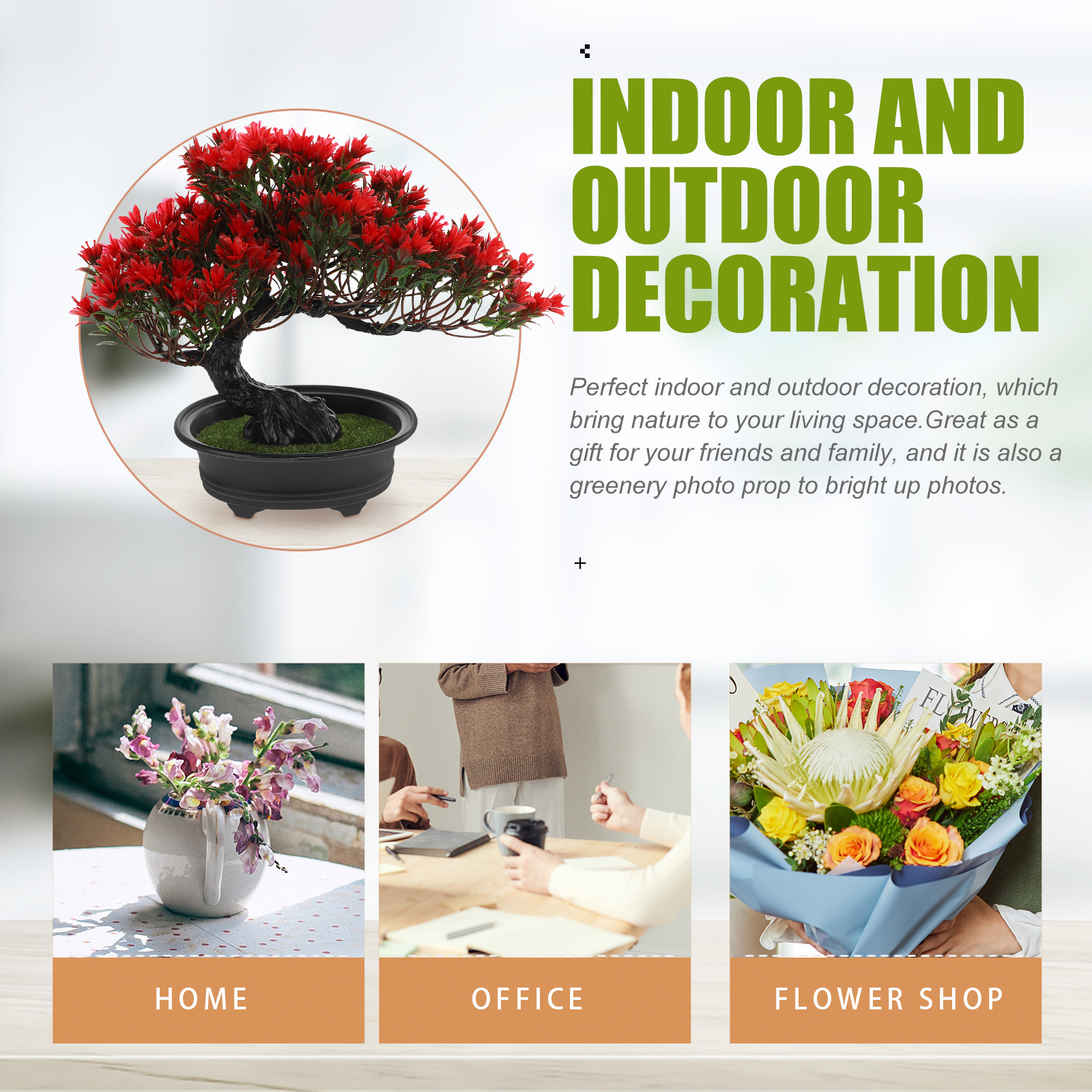 Artificial Plant Potted Bonsai - Desk Setup Plant 리뷰 및 가격