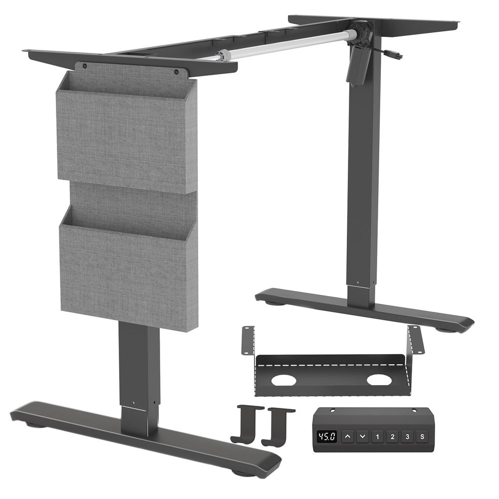 Desk Frame, Stand up Desk Fram - L Shaped Desk Setup 리뷰 및 가격