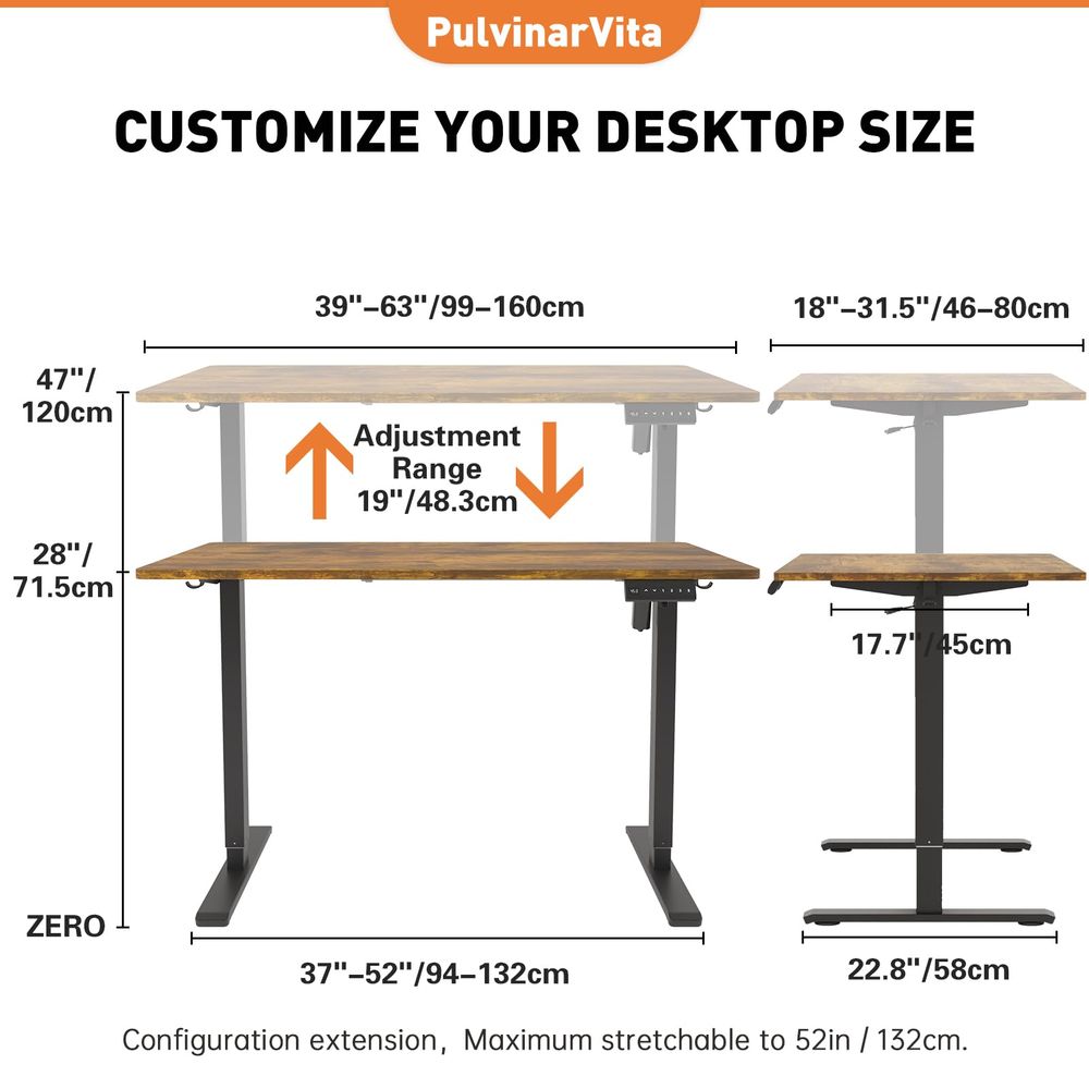 Desk Frame, Stand up Desk Fram - L Shaped Desk Setup 리뷰 및 가격