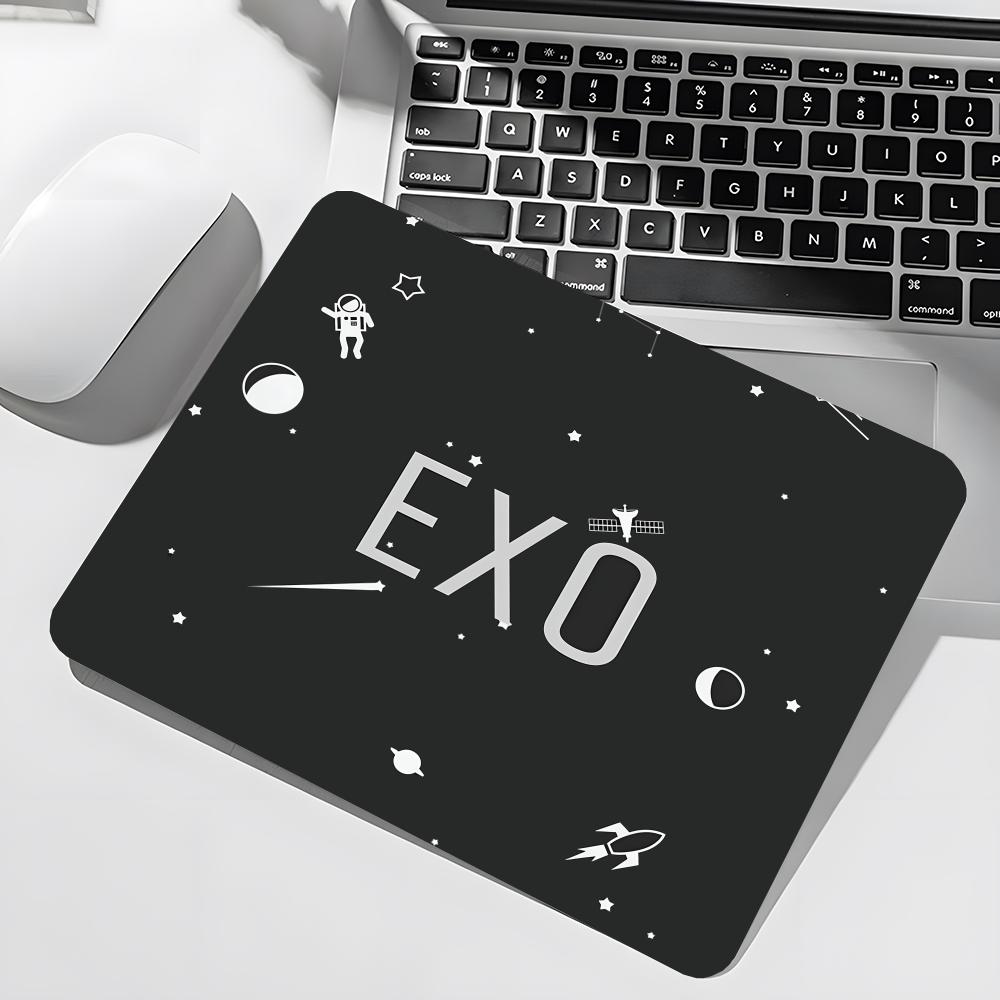 EXO Logo Kpop Mouse Pad Gamer  - Desk Setup Kpop 리뷰 및 가격