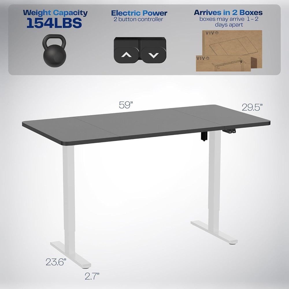 60 x 30 Adjustable Height Stan - L Shaped Desk Setup 리뷰 및 가격