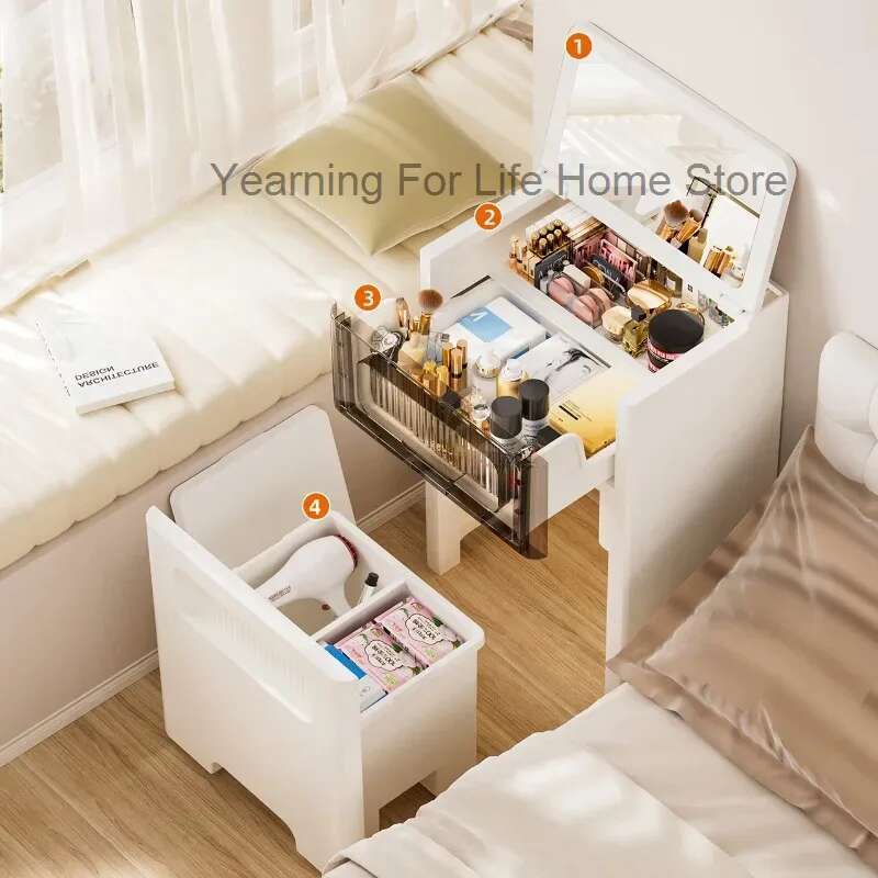 3 in 1 Vanity Dresser Desk wit - Desk Setup Bedroom 리뷰 및 가격