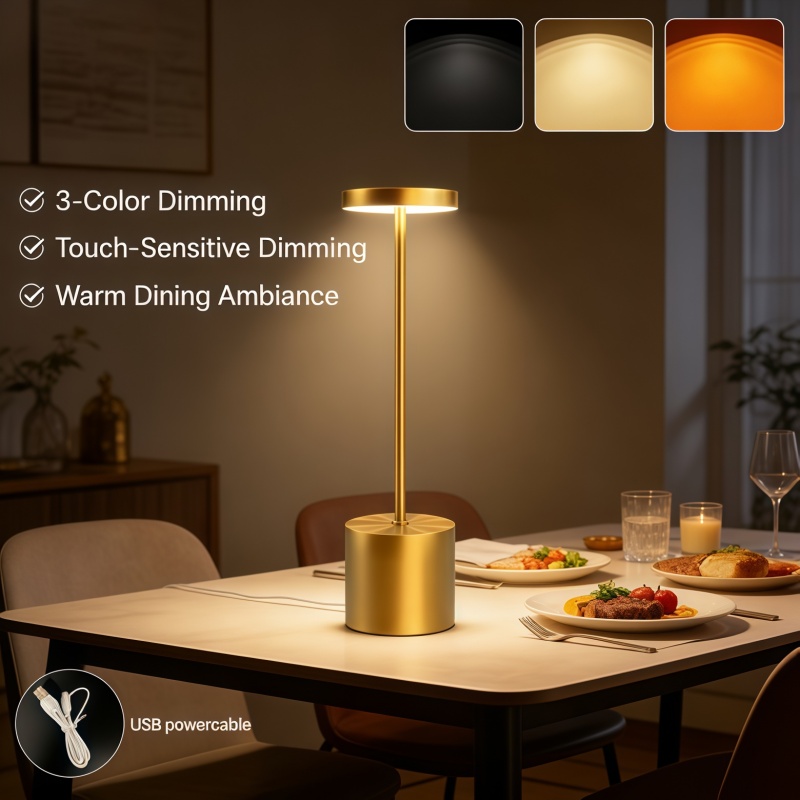 LED rechargeable wrought iron  - Desk Setup Vintage 리뷰 및 가격
