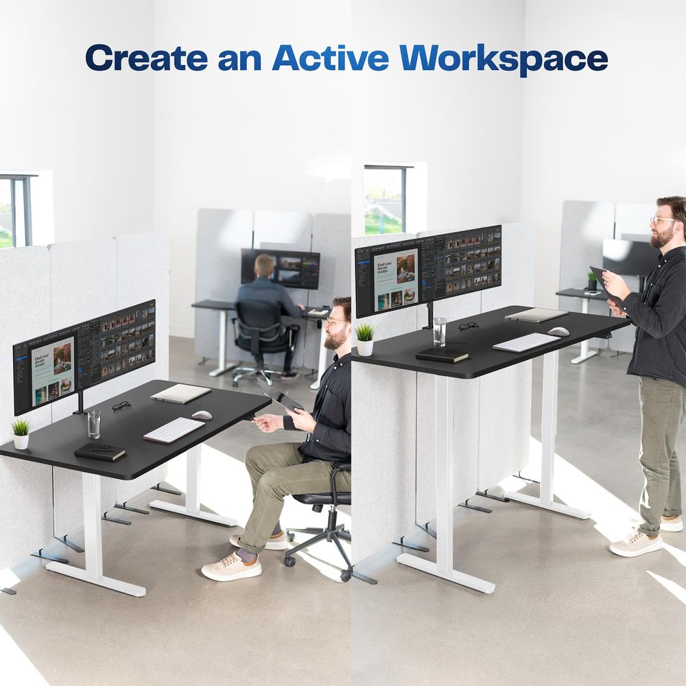 Electric 60 x 30 inch Stand Up - Desk Setup Height 리뷰 및 가격