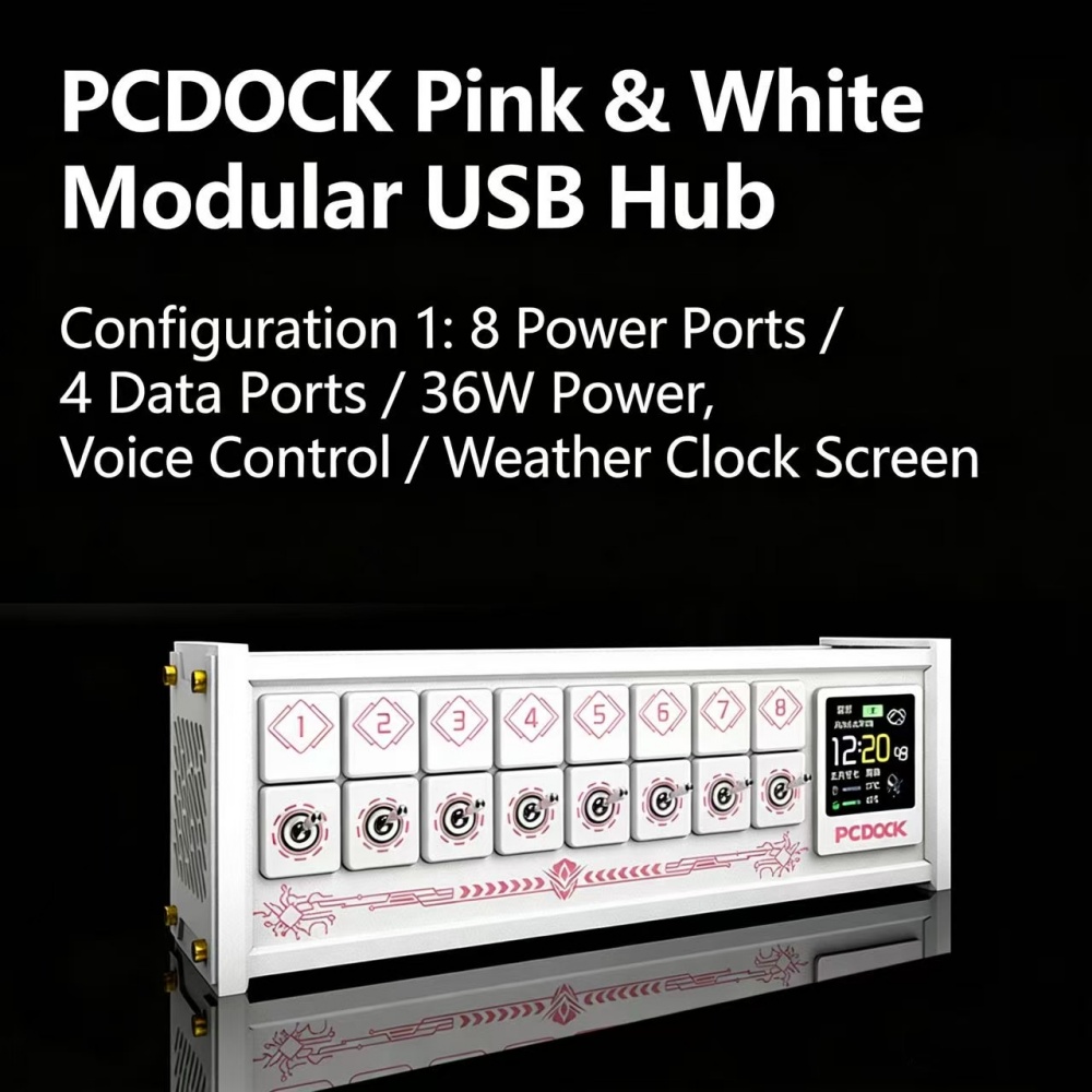 PCDOCK Block USB Desktop Power - Desk Setup Tech 리뷰 및 가격