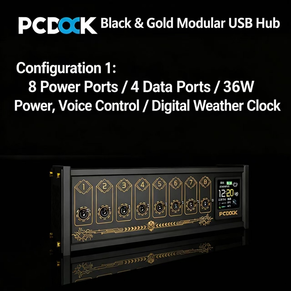 PCDOCK Block USB Desktop Power - Desk Setup Tech 리뷰 및 가격