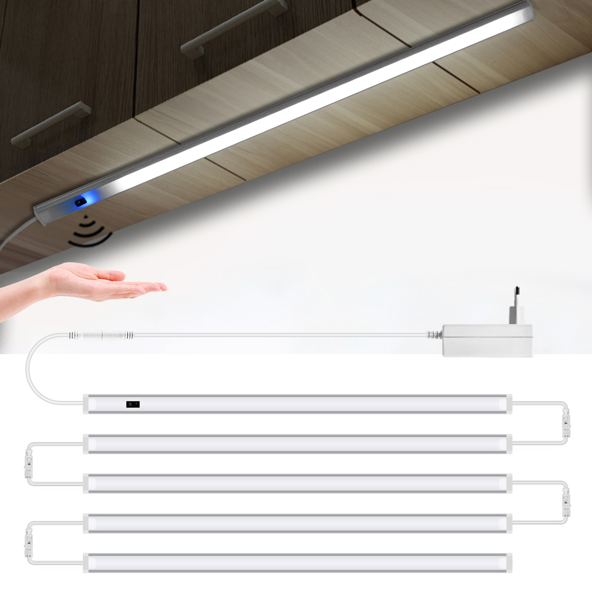 USB Kitchen LED Lights Under C - Desk Setup Shelves 리뷰 및 가격