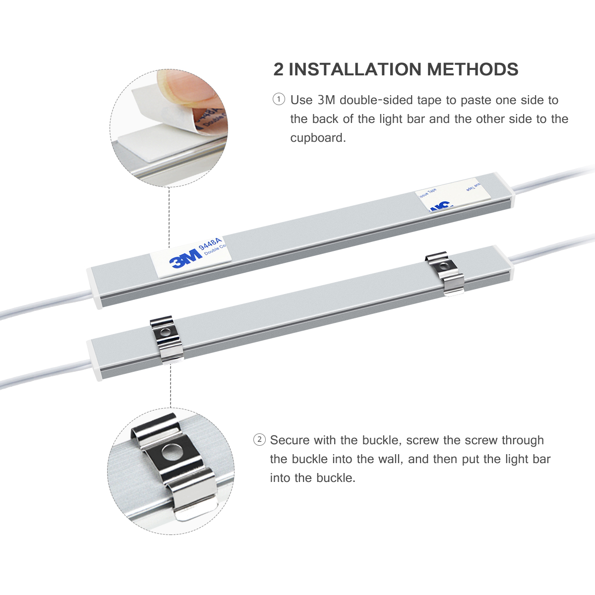 USB Kitchen LED Lights Under C - Desk Setup Shelves 리뷰 및 가격
