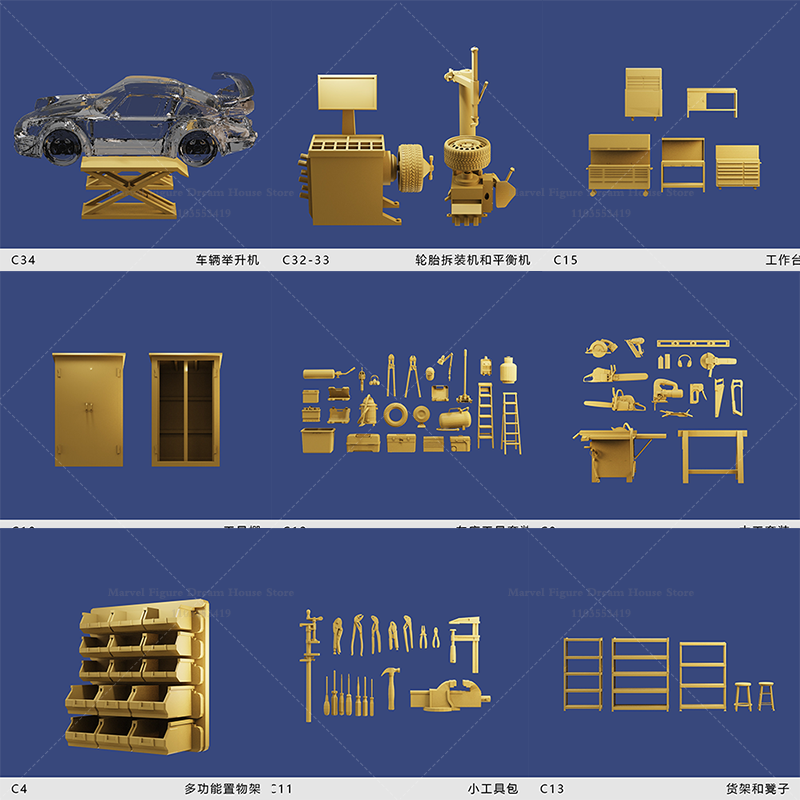 1/64 Scale Miniature Scene Dol - Desk Setup Editing 리뷰 및 가격