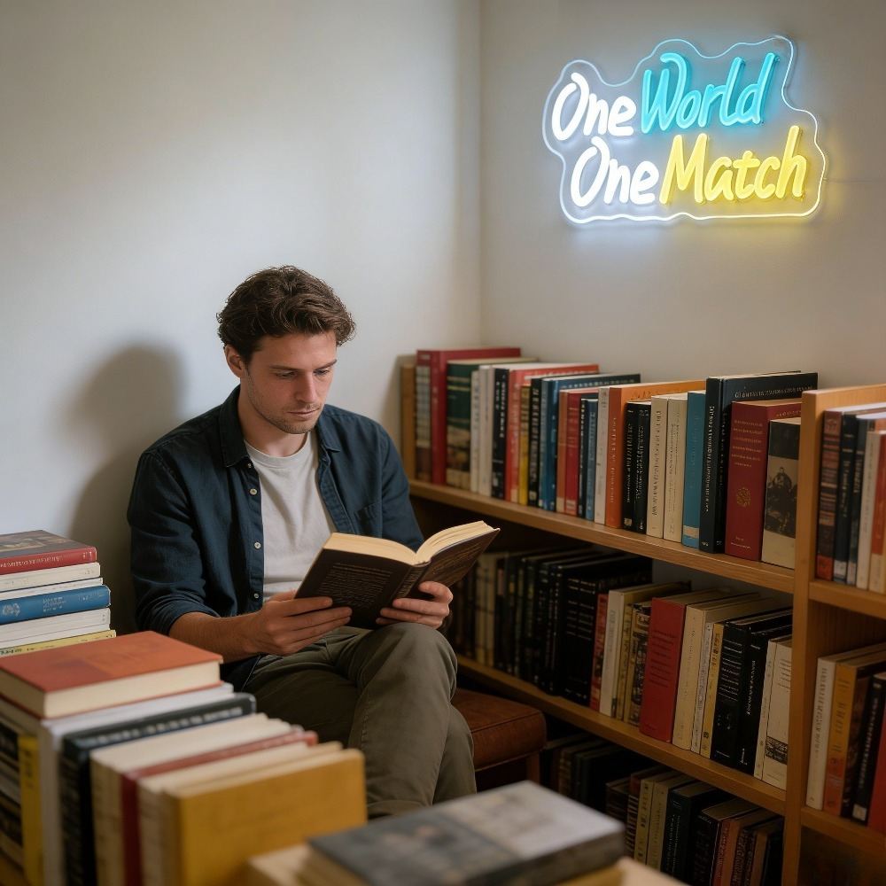 One World One Match LED Neon S - Desk Setup Bedroom 리뷰 및 가격