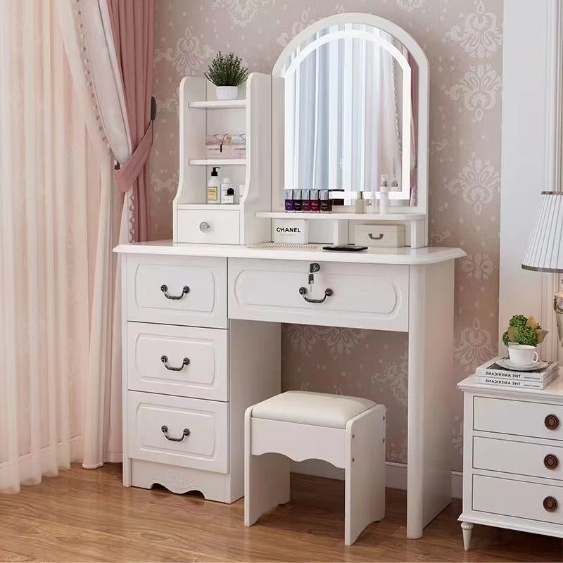 Girls White and Pink Modern Wo - Desk Setup Simple 리뷰 및 가격