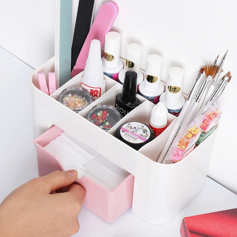 Nail Art Organizer Desktop Dra - Desk Setup Shelves 리뷰 및 가격