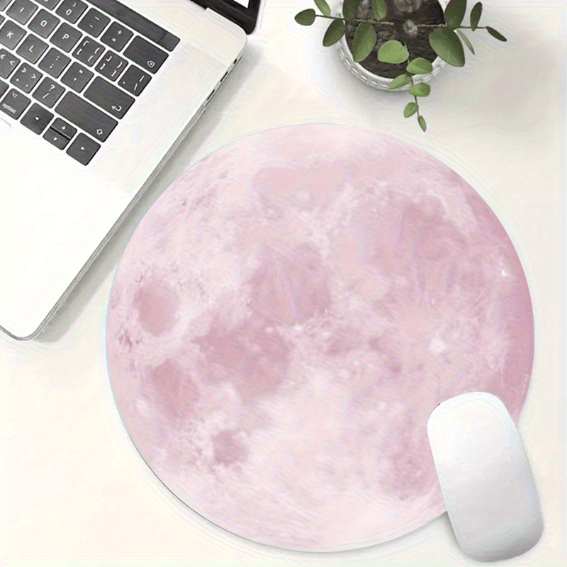 Moon pattern  round Mouse Pad  - Desk Setup Simple 리뷰 및 가격