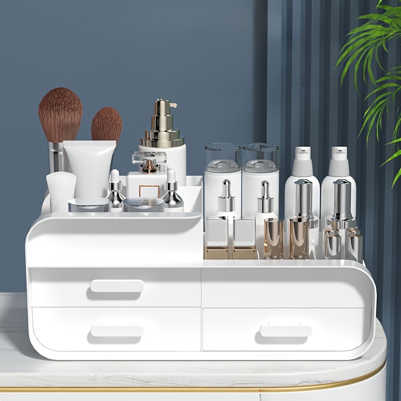 Makeup Storage Box Drawer Dorm - Desk Setup Shelves 리뷰 및 가격