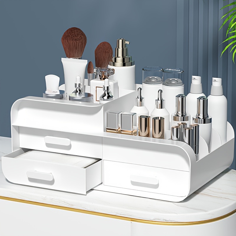 Makeup Storage Box Drawer Dorm - Desk Setup Shelves 리뷰 및 가격