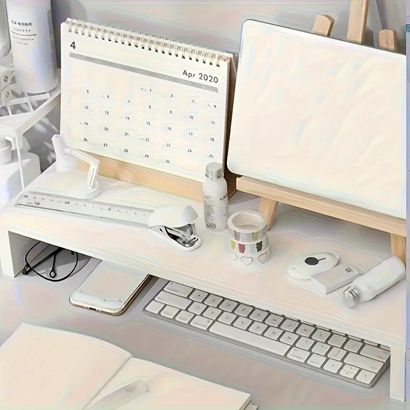 Stable Base Wood Desktop Compu - Desk Setup Riser 리뷰 및 가격