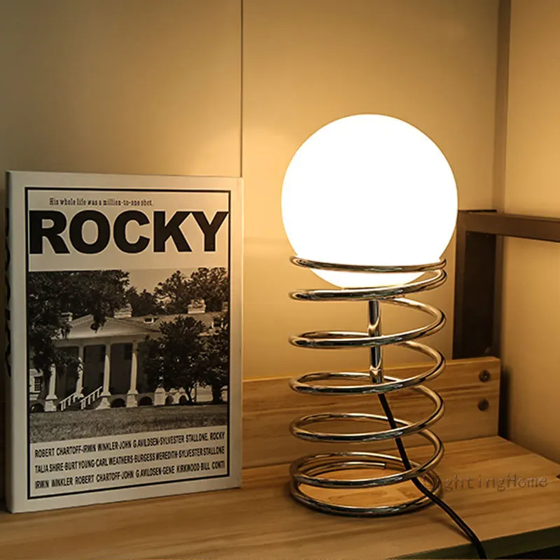 Ins Bauhaus Spring Table Lamp  - Desk Setup Vintage 리뷰 및 가격